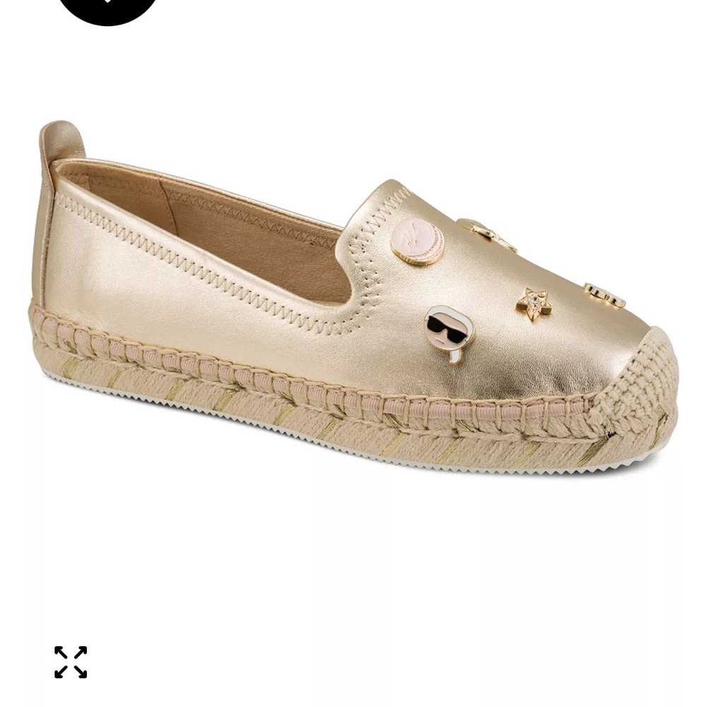KARL LAGERFELD PARIS delivers the Michaela Macaron flat